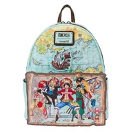 Loungefly 25th Anniversary One Piece Luffy bag Animation Peripheral Mini-Rucksack Men'S And Women'S 