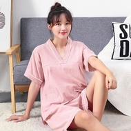 เสื้อคลุมอาบน้ำคอตตอนพับชุดสูทแบบไอน้ำซับเหงื่อสำหรับผู้ชายขนาดใหญ่เสื้อใส่อยู่บ้านบำบัดรองเท้าแตะชุ