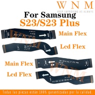 LCD Flex Cable For Samsung Galaxy S23 SM-S911B S23 Plus SM-S916B LCD Connector Motherboard Main Flex