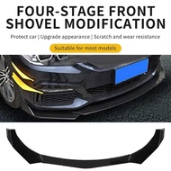 Front Lip Splitter Adjustable Front Bumper Splitter Front Bumper Lip Body Kit Spoiler Lightweight Fr