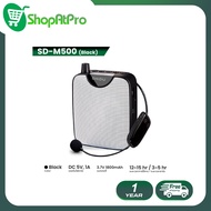 SHIDO รุ่น SD-M500 ลำโพงไร้สายพกพา Voice Amplifier หน้าจอ LED Bluetooth 5.0 ครอบคลุม 500 ตร.ม. รองรั