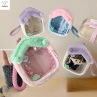 [pes] Pain Bag Coin Purse Headphone Cable Storage Bag Cute Tent Plush Portable Wallet Creative Coin 