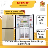 Kulkas 4 Pintu New Queen Series Sharp SJ-IF51PG-CG