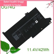 Asal laptop Bateri OG74G/0G74G 11.4V/42Wh DJ1J0 0G74G PGFX4 0NF0H For Latitude 12 7000 7280 7380 748