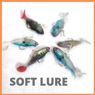 Soft lure hinomiya 6cm :8cm Soft Plastic