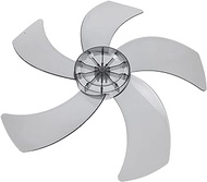 VOSAREA Silent Desk Fan Plastic Fan Blade 5 Leaves Replacement Parts 16 Inch Fan Blade for Household Standing Pedestal Fan Table Fanner Accessories Silent Fan, 37x37cm