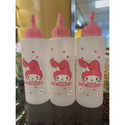 Hello Kitty kitchen seasoning container, oyster sauce salad dressing honey leak-proof squeezing sauc