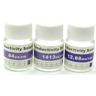 84 µS/cm 1413 µS/cm 12.88 mS/cm EC TDS Salinity Calibration Solution 25ml