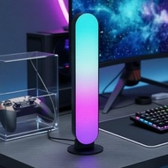 AOC Smart RGB Ambient Light Bars, Music-Reactive, App/Voice Control, Color-Changing LED Lamp for Gam