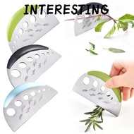 INTERESTING Herb Cutter Stripper, 7 Holes Multifunctional Vanilla Vegetable Greens Leaf Remover,  Du