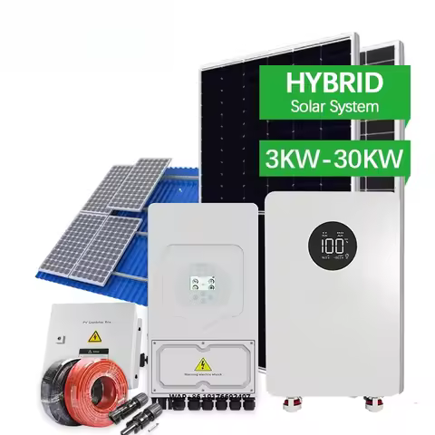 Deye Inverter 12kw 14kw 16kw Single Phase Hybrid 5kw 10kw 12kw 18kw Complete Solar System Package 51