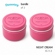[Bundle of 2] Aniena Night Cream Overnight Brightening & Hydrating Skincare (5g)