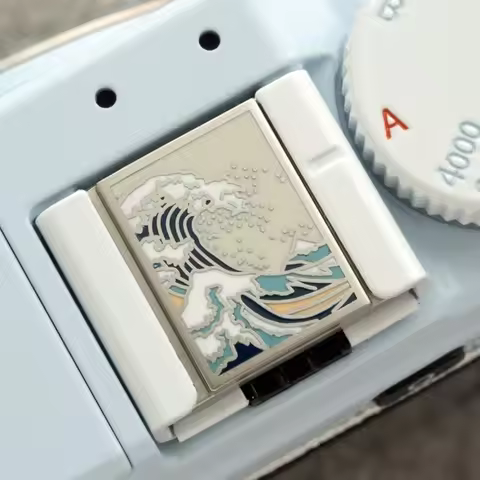 Roadfisher Camera Hot Cold Shoe Cover Cap Metal Shutter Button For Sony A7C Canon Fuji XT5 XT30 XE4 