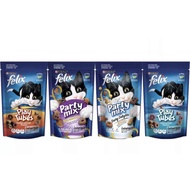 Purina Felix Party Mix cat treats 6og / Play Tube 60g -Makanan Cat
