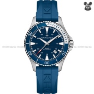 HAMILTON H82345341 KHAKI NAVY SCUBA AUTO Date 40mm Rubber Strap Blue dial watch