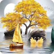 浴室掛畫收納架 防水折疊置物架 衛生間廁所免打孔壁掛式壁畫儲物櫃（平行進口）（快遞送貨上門）