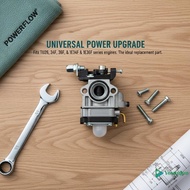 YosunJon] Gasoline Engine Carburetor 10mm for Brush Cutter TU26 34F 36F 1E34F 1E36F Optimized Fuel U