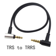 TRS to TRRS 3.5mm Audio Microphone Cable for VRODE Pro+ RODE SC7 VideoMic VideoMicro Go Boya Smartphone Tablet