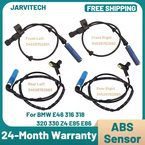 ABS Wheel Speed Sensor 34526752681 34526752682 34526752683 For BMW E46 316 318 320 330 Z4 E85 E86 Ca
