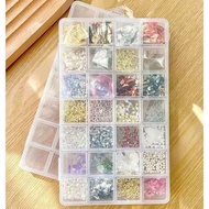 Multi-Grid Jewelry Box Transparent Earring Earring Storage Box Earring Storage Compartment Large-Cap