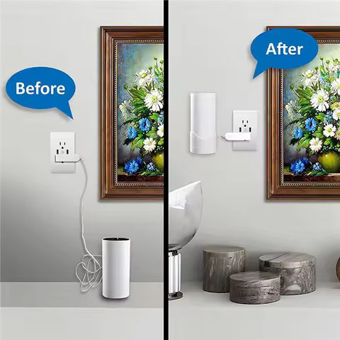 GROCE-4 Pack Wall Mount Holder For TP-Link Deco M4 / E4 / P9 / S4 Whole Home Mesh Wifi System, Brack