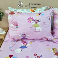 Vỏ gối nằm Cotton HÂN VÕ 50x70 cm họa tiết trẻ em cao cấp áo gối thoáng mát bền bỉ