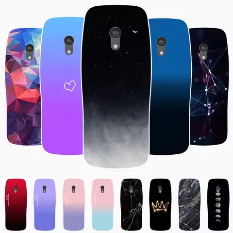 For Nokia 3210 2024 Case Fantasy Gradient Transparent Phone Housing For Nokia 3210 4G 2024 Soft Shoc