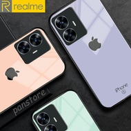 Latest Realme C55 Glossy Glass Softcase [SK-61] C55 Mobile Phone Case - Mobile Phone Protector - Mob