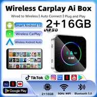 กล่อง CarPlay AI 4+64G กล่อง CarPlay Android กล่อง CarPlay AI CarPlay ไร้สาย อะแดปเตอร์ Apple CarPla