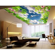 Ceiling Sticker Wallpaper, Custom 3D Cloud Ceiling Wallpaper, 3D Cloud Ceiling Wallpaper.