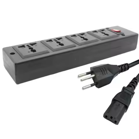 Multi-function European Switzerland 4 Jack Universal Power Strip UPS PDU IEC320 C14 Extension Power 
