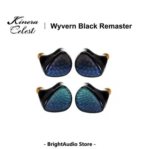 Kinera Celest Wyvern Black Remaster 1DD In-ear Earphone with 10mm LCP 2.0 Dynamic Driver HiFi Music 