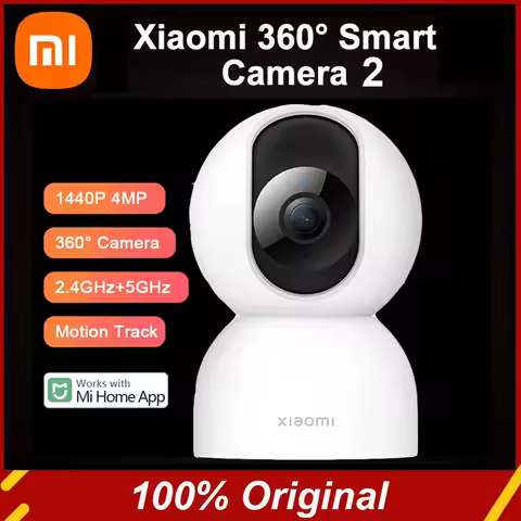 Xiaomi Smart Camera 2 PTZ Version 360° 1440P Ultra Low Light Full Color Night Vision AI Face Recogni