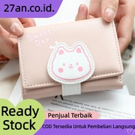 Dompet Wanita Impor Dompet Lipat Dompet Mini Pola Bunga Lucu Dompet Multifungsi Kasus Kartu Multifun
