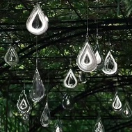 [Ready Stock] Fuxing Park Mandala Wind Chime 3d Wind Turn Rotating Nordic Garden Pendant Water Drop 