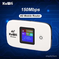 KuWfi Unlocked Router 150Mbps Outdoor Mobile 4G LTE Router Mini-size Protable Modem High Speed Router Low Power Wifi Mod