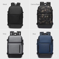 Special promotion SG🍄 OZUKO Large Capacity USB Charging Men Laptop Backpack Waterproof Travel Bag 48CC