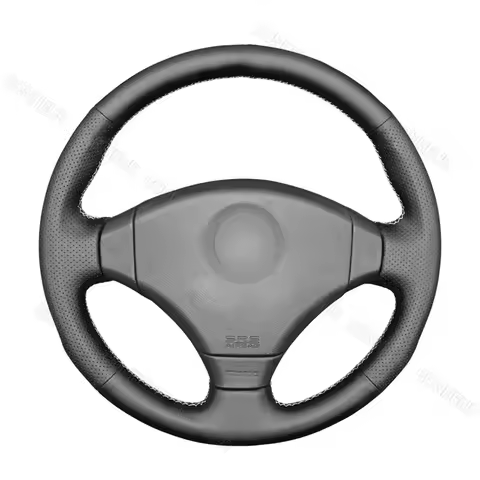 Hand Sew Black Leather Car Steering Wheel Cover for Honda Integra Type R DC2 Civic Type R EK9 1997 A