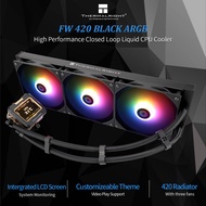 Thermalright FROZEN WARFRAME 420 ARGB BLACK&WHITE CPU LIQUID COOLER FW420 ARGB BLACK&WHITE