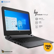 HP Probook 11 EE G2, intel core i3 Processor, 12 inch LED HD Business Laptop,  4GB DDR4 RAM, 128GB SSD, WiFi, OFFICE.