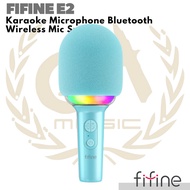 FIFINE E2 Karaoke Microphone Bluetooth Wireless Mic Speaker