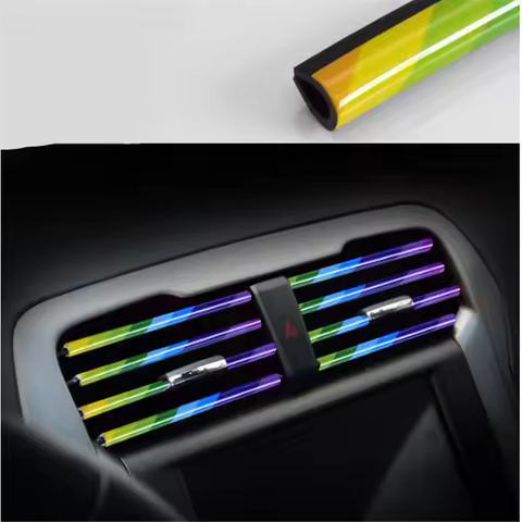 10pcs Car Air Conditioner Outlet Moulding Trim Decor Strips For Omoda C5 Dodge Durango Ford Explorer