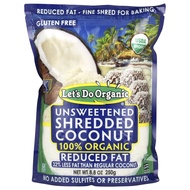 Edward & Sons, Let's Do Organic , Reduced Fat Unsweetened Shredded Coconut, 8.8 oz (250 g)
