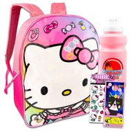 Hello Kitty Backpack for Girls - Hello Kitty School Supplies Bundle with 15" Hello Kitty School Bag