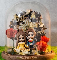 【現貨】迪士尼美女與野獸 摩天輪永生花樽