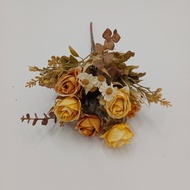 5 head rose and daisy artificial flower