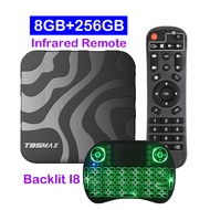 2026 T95 Max 8K Android 16 TV Box Allwinner H618 Bluetooth 6.0 Dual Wifi 5G 4K Video Wifi6 8GB 256GB