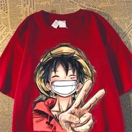 Cupids New summer Japanese Anime Luffy printed women's short-sleeved