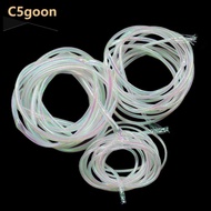 C5GOON 1M Pearlescent Braid Pearl White Mylar Tubing Fly Tying Fishing Round Holographic Sparkling F