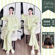 TK MIKY Lady's Pajamas, Soft and Lovely Checkered Women's Pajamas < 75KG